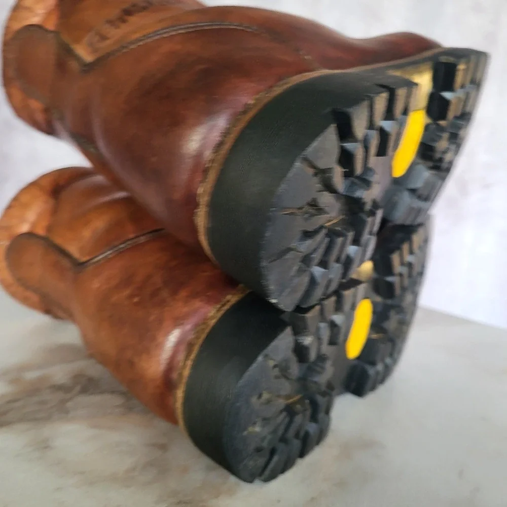 Zermatt Vibram Montagnablock Heavy Duty Mountaineering Boots US Men's Size 7.5